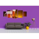 Casa si Gradina - Decoratiuni - Tablouri - Tablou multicanvas 5 piese Food and Drinks model 55, 220x90 cm - Infinity.ro