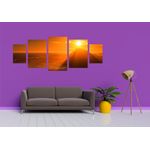 Casa si Gradina - Decoratiuni - Tablouri - Tablou multicanvas 5 piese Natura model 143, 220x90 cm - Infinity.ro
