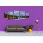 Casa si Gradina - Decoratiuni - Tablouri - Tablou multicanvas 5 piese Natura model 19, 220x90 cm - Infinity.ro