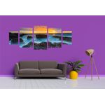Casa si Gradina - Decoratiuni - Tablouri - Tablou multicanvas 5 piese Natura model 140, 220x90 cm - Infinity.ro