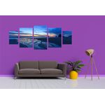 Casa si Gradina - Decoratiuni - Tablouri - Tablou multicanvas 5 piese Natura model 150, 220x90 cm - Infinity.ro