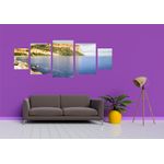 Casa si Gradina - Decoratiuni - Tablouri - Tablou multicanvas 5 piese Natura model 144, 220x90 cm - Infinity.ro