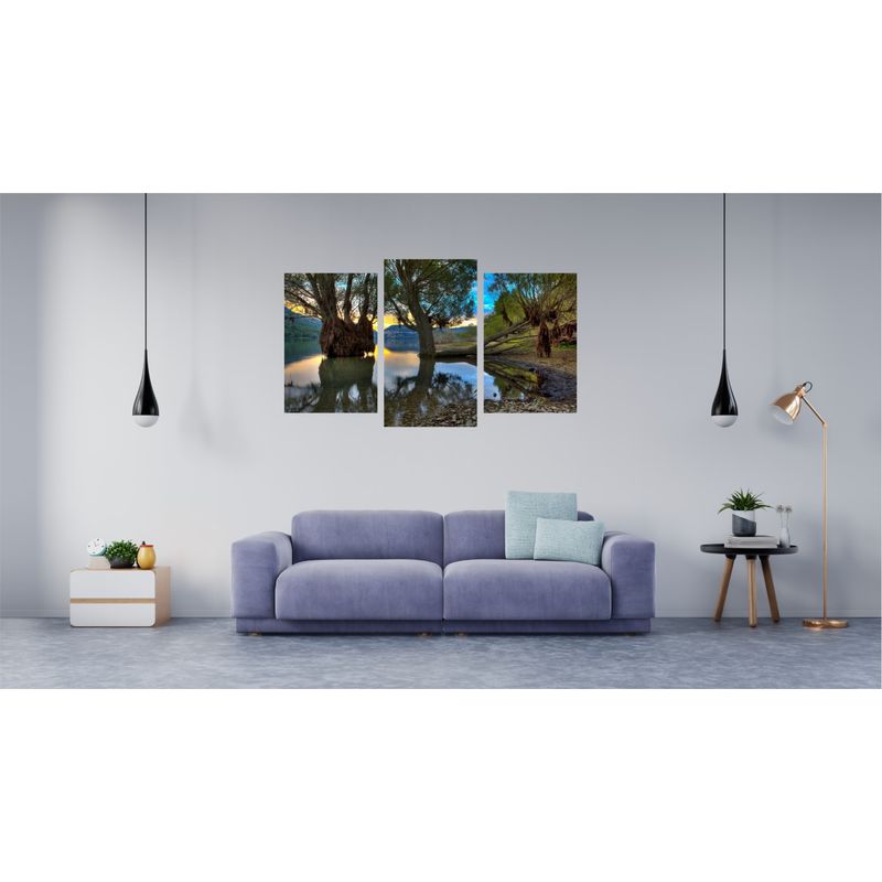 Casa si Gradina - Decoratiuni - Tablouri - Tablou multicanvas 3 piese Natura model 81, 150x90 cm - Infinity.ro