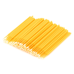 Ingrijire personala si Cosmetice - Machiaj - Accesorii machiaj - Micro perii, pentru curatarea genelor, 100 bucati, Galben - Infinity.ro