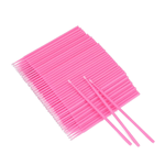 Ingrijire personala si Cosmetice - Machiaj - Accesorii machiaj - Micro perii pentru curatarea genelor, 100 bucati, Roz - Infinity.ro
