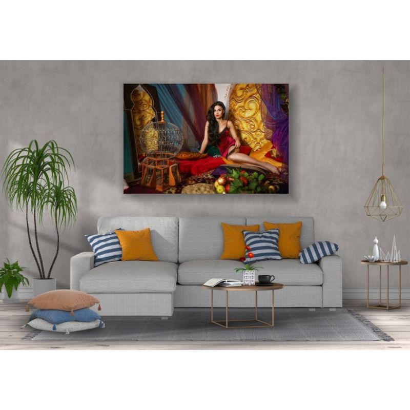 Casa si Gradina - Decoratiuni - Tablouri - Tablou canvas model Portret fata 40, 50x35 cm - Infinity.ro