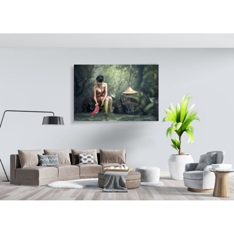 Casa si Gradina - Decoratiuni - Tablouri - Tablou canvas model Portret fata 27, 75x50 cm - Infinity.ro