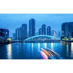 Casa si Gradina - Decoratiuni - Tablouri - Tablou canvas Peisaje Urban 40, 100x70 cm - Infinity.ro