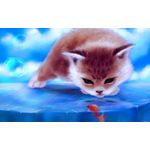 Casa si Gradina - Decoratiuni - Tablouri - Tablou canvas Pescuit felin, 100x70 cm - Infinity.ro