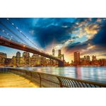 Casa si Gradina - Decoratiuni - Tablouri - Tablou canvas Podul din New York, 100x70 cm - Infinity.ro