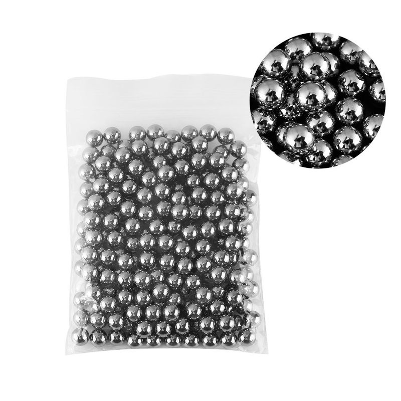 Sport si Outdoor - Camping - Accesorii camping si drumetii - Set prastie metalica IdeallStore®, Sling King, snur, negru, 15 cm si 100 bile de 6 mm - Infinity.ro